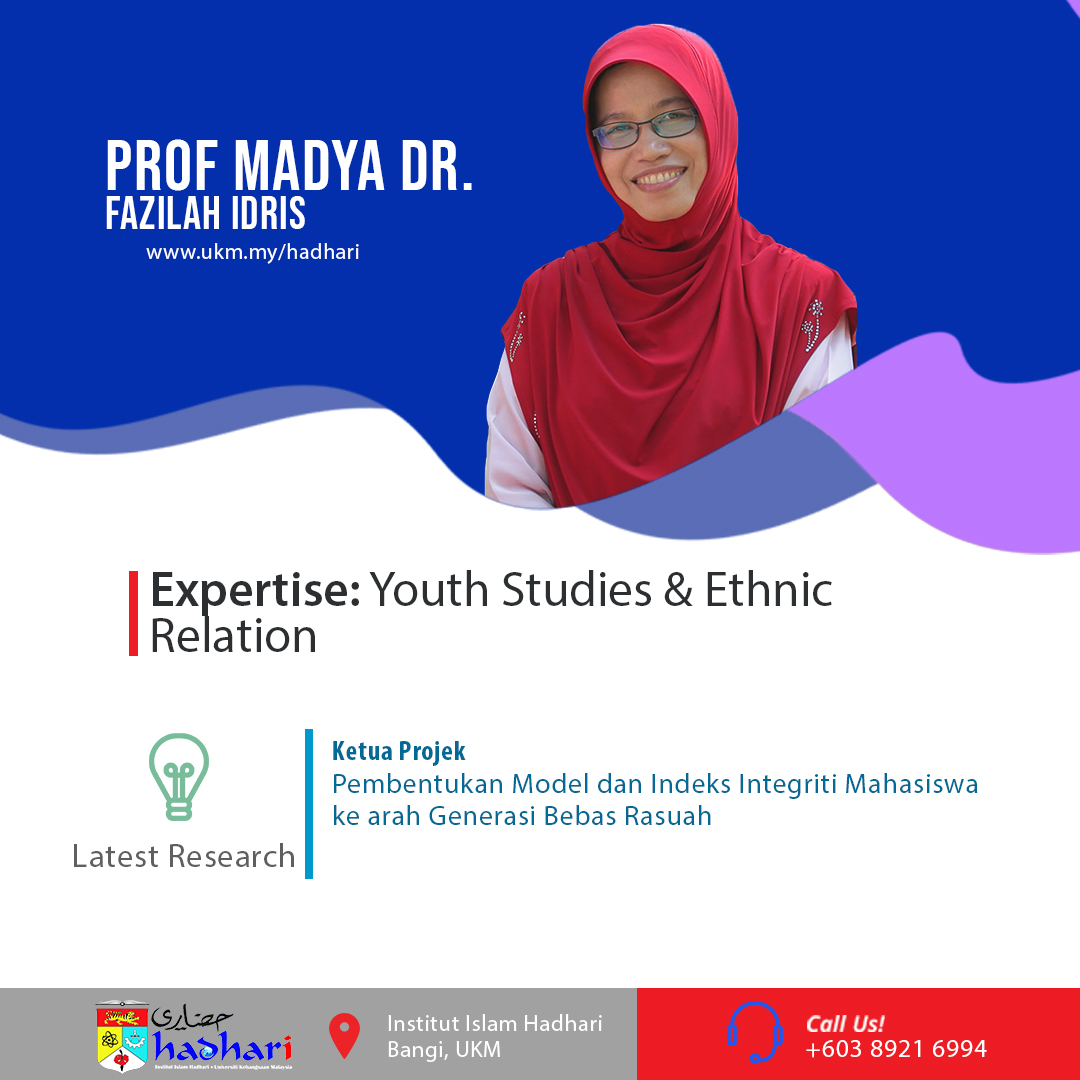 felo poster Prof. Madya Dr. Fazilah Idris