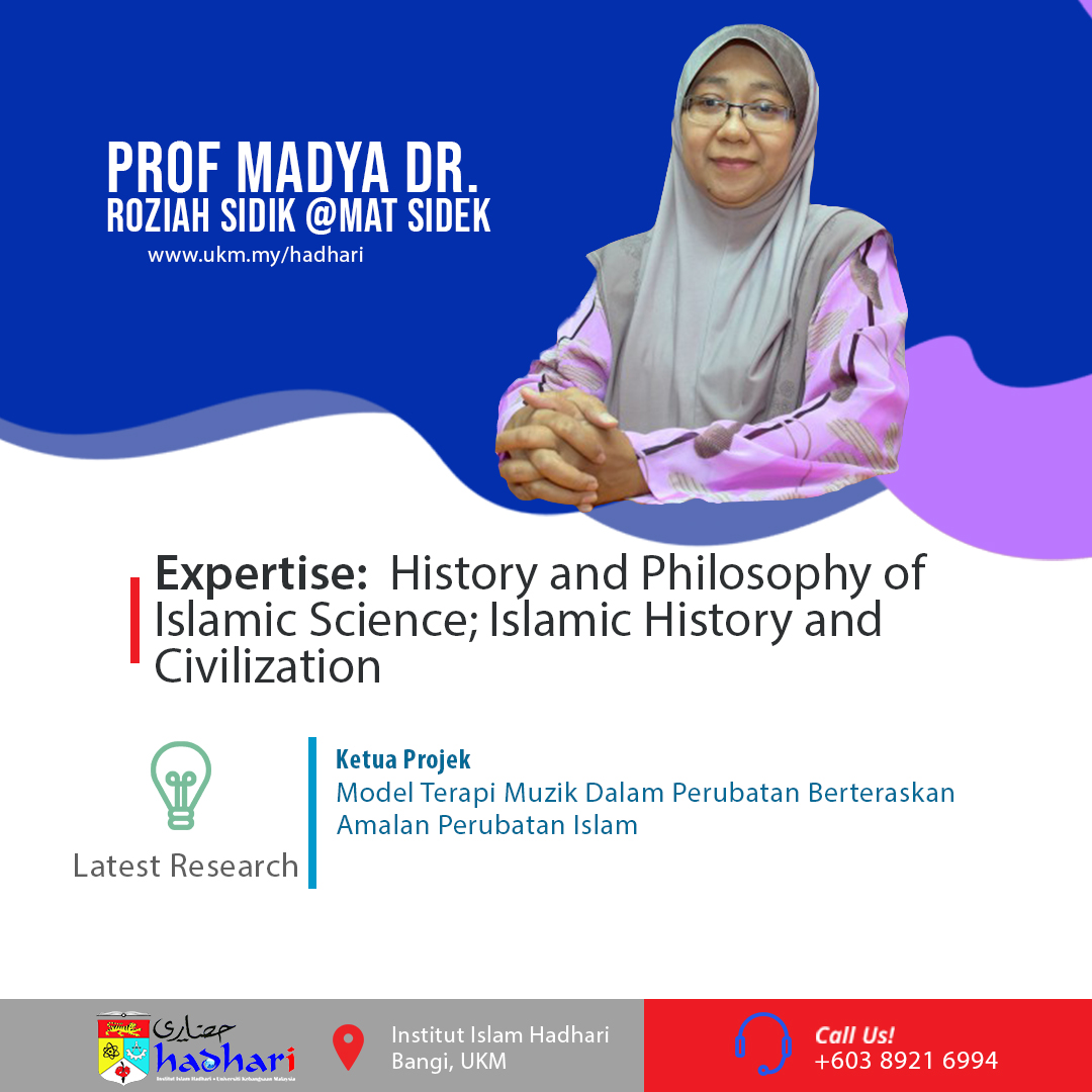 felo poster Prof. Madya Dr. Roziah Sidik @Mat Sidek