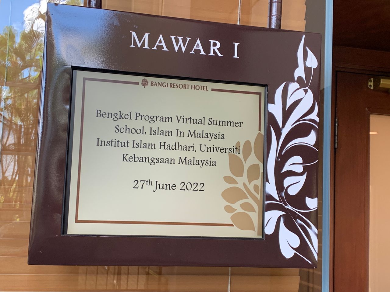 Bengkel Program Virtual Summer School: Islam In Malaysia 27062022 pic01