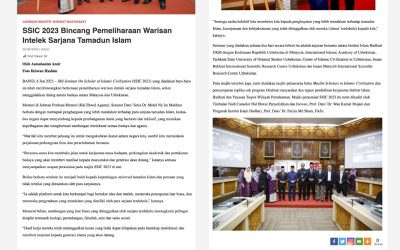SSIC 2023 Bincang Pemeliharaan Warisan Intelek Sarjana Tamadun Islam