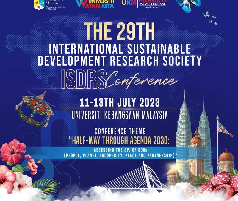 The 29th International Sustainable Development Research Society (ISDRS) 2023 Conference