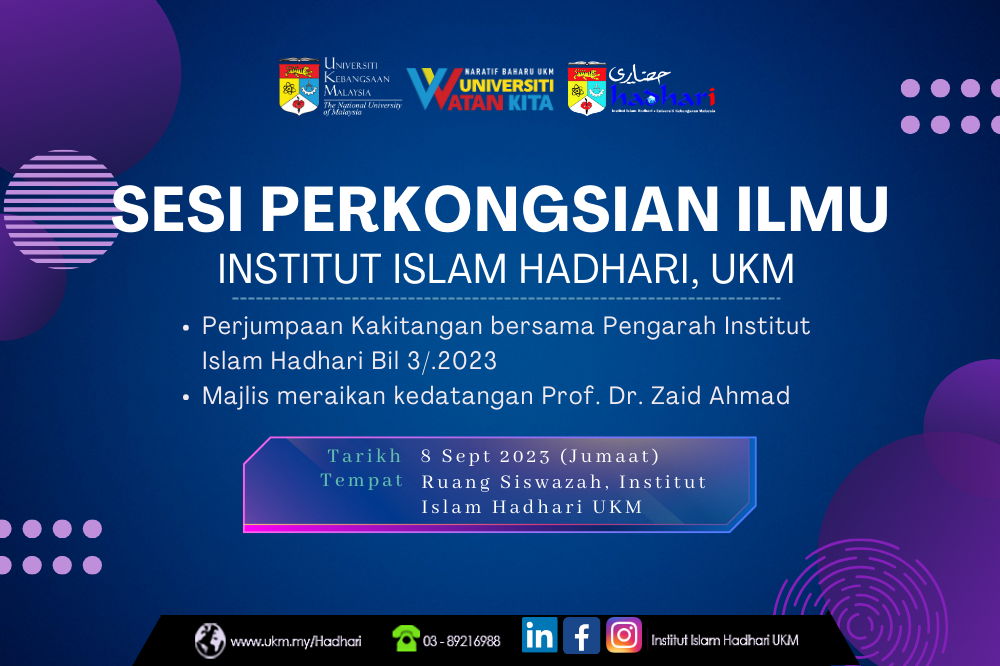 Perjumpaan Kakitangan bersama Pengarah Institut Islam Hadhari Bil 3/2023