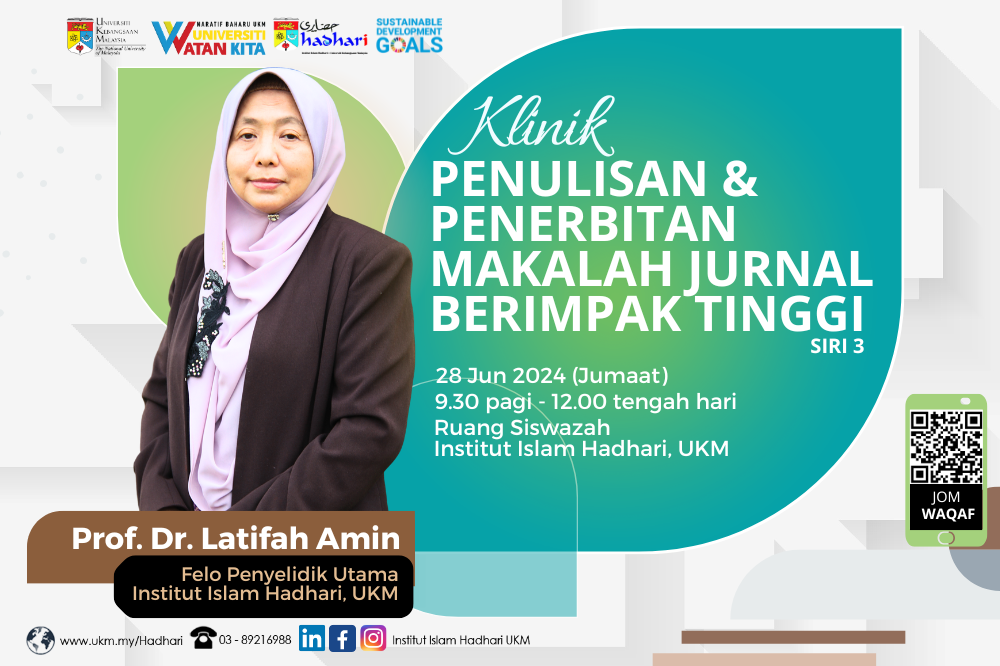 Klinik Penulisan & Penerbitan Makalah Jurnal Berimpak Tinggi Siri 3