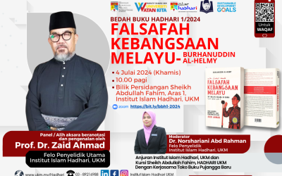 Bedah Buku Hadhari 1/2024 bertajuk “Falsafah Kebangsaan Melayu – Burhanuddin Al-Helmy”