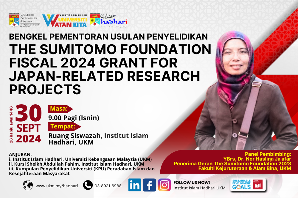 Bengkel Pementoran Usulan Penyelidikan The Sumitomo Foundation Fiscal 2024 Grant For Japan-Related Research Projects