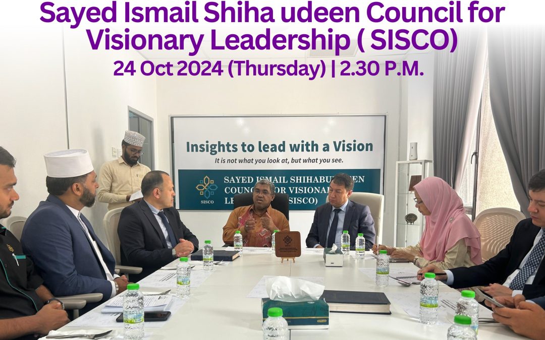 Discussion with Zahra Foundation / Sayed Ismail Shiha udeen Council for Visionary Leadership ( SISCO)