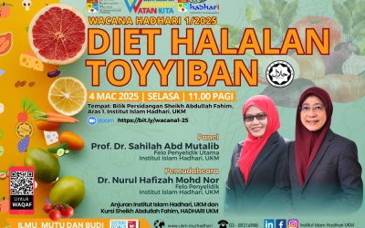 Wacana Hadhari 1/2025 “Diet Halalan Toyyiban”