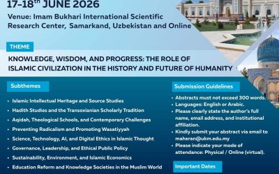 6th SEMINAR ON SCHOLARS OF ISLAMIC CIVILIZATION (SSIC 2026)